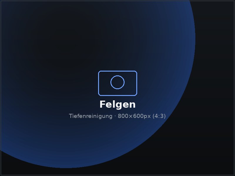Felgen – Tiefenreinigung